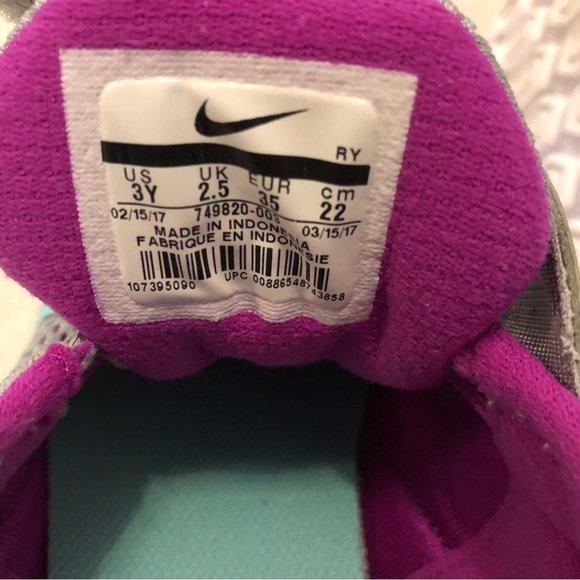 NIKE Kids Runners Velcro 3Y 35 New - Picture 4 of 5